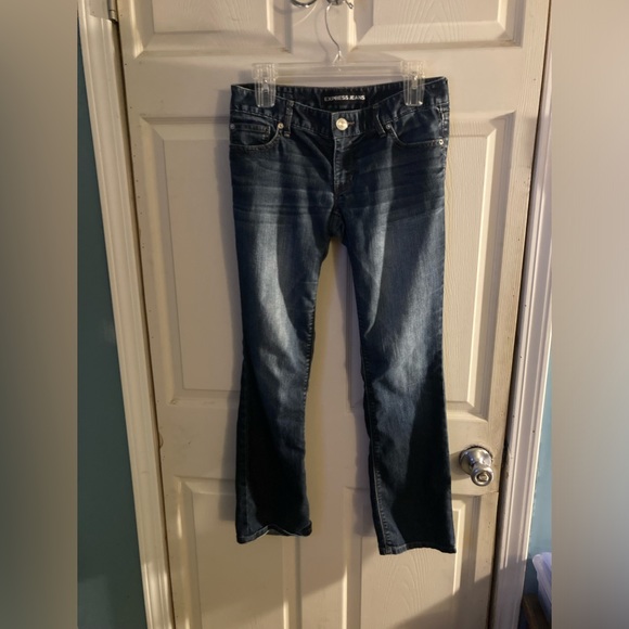 Express Barely Boot Low Rise Jeans Size 2 - Picture 10 of 13